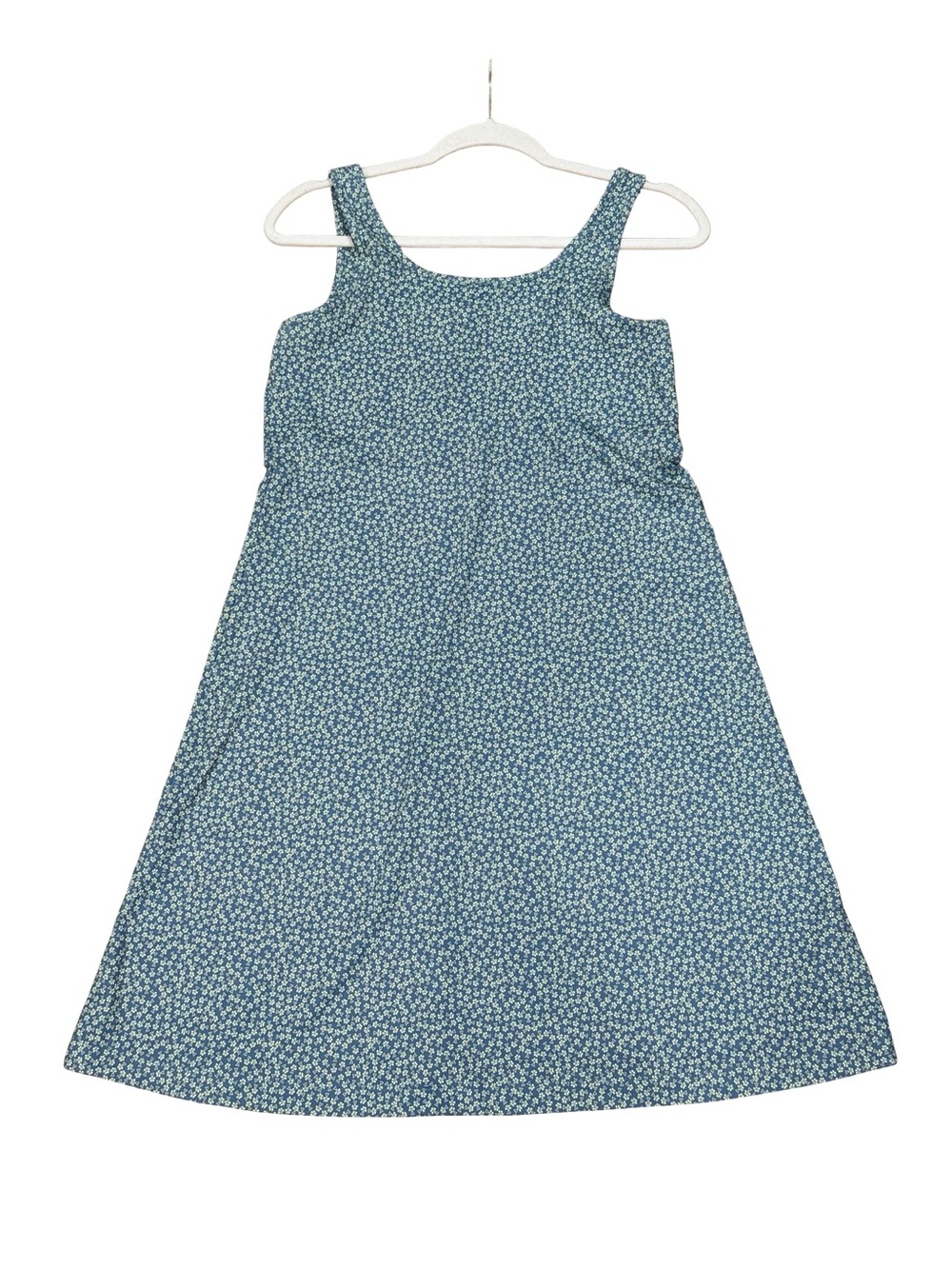 ✨ Columbia PFG Omni-Freeze Freezer Tank Dress Blue Gray Floral Size Medium - Picture 5 of 7